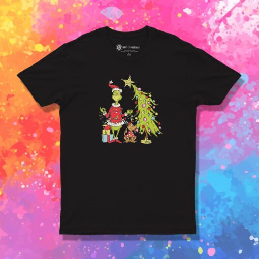 Grinch Christmas Tree T Shirt