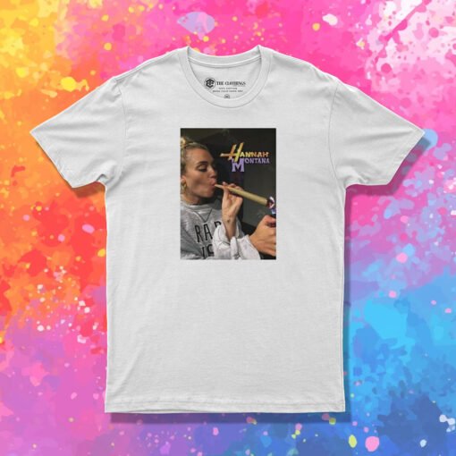 Hannah Montana Smoking T Shirt