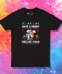 Jason Kelce And Travis Kelce Merry Christmas Ugly T Shirt