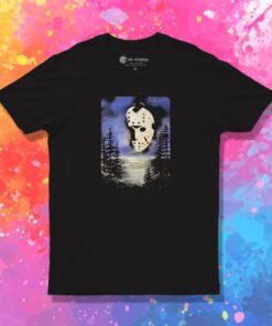 Jason Voorhees Face In The Sky T Shirt