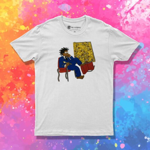 Jay Z Basquiat Simpsons Basquiat T Shirt