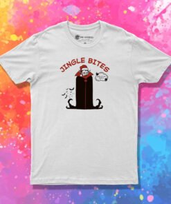 Jingle Bites Suck It Up Funny Vampire On Xmas T Shirt