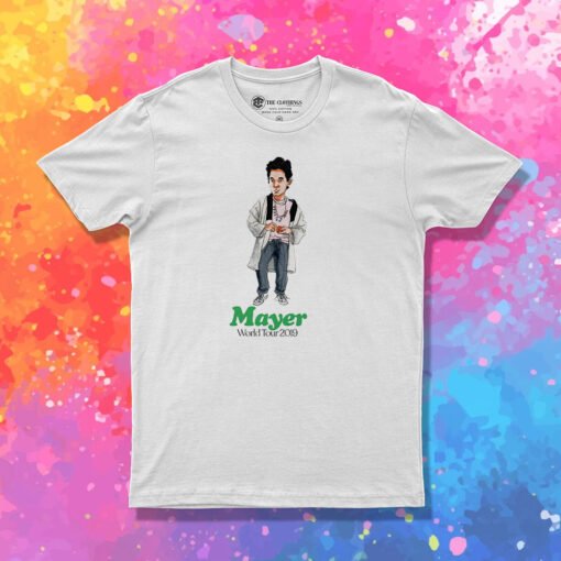 John Mayer Caricature Photo World Tour T Shirt