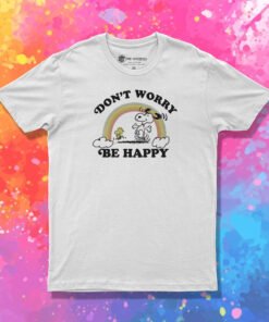 Junk Food Snoopy Don't Worry Be Happy T Shirt