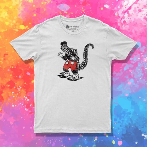 Kaiju Monster Mouse Graphic T Shirt