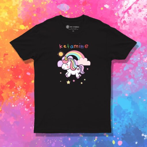 Ketamine Unicorn Horse Funny T Shirt