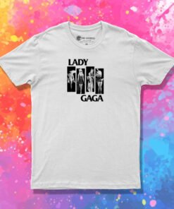 Lady Gaga Parody Black Flag T Shirt