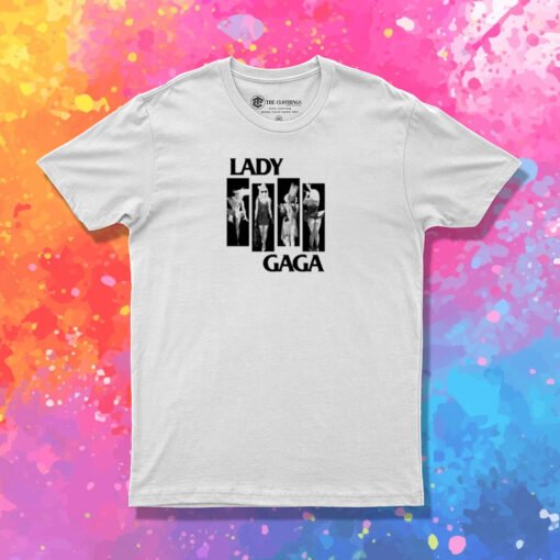 Lady Gaga Parody Black Flag T Shirt