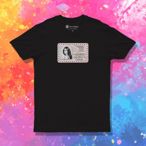 License Of Travel Card Lana Del Rey T Shirt