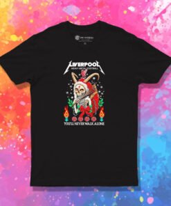 Liverpool Heavy Metal Football You’ll Never Walk Alone Christmas T Shirt