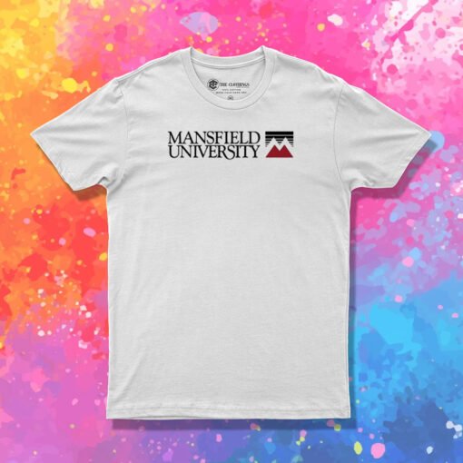 Mansfield University Logo T Shirt