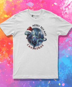 Merry Rex mas Cnauras Plaid T Shirt