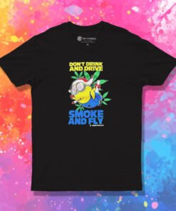 Minion Don’t Drink And Drive Smoke And Fly Amsterdam T Shirt