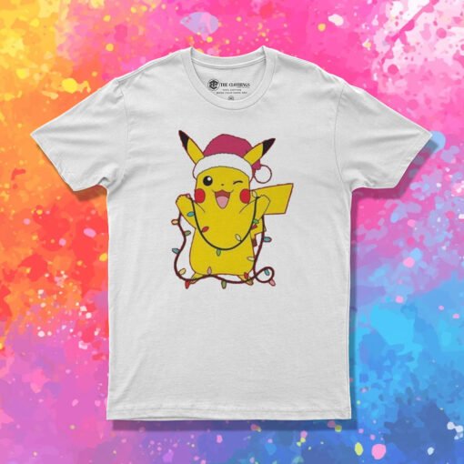 Pokemon Pikachu Christmas T Shirt