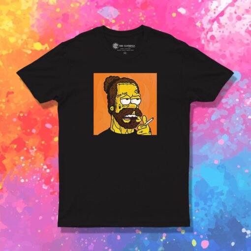 Post Malone Simpson Smoke T Shirt