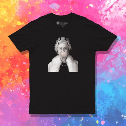 Queen Elizabeth II Bubble Gum T Shirt