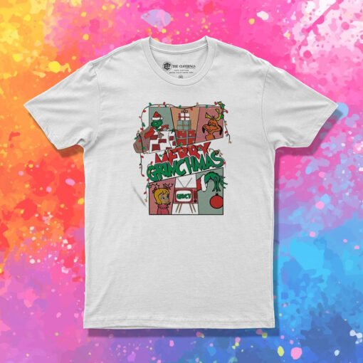 Retro Merry Grinchmas T Shirt