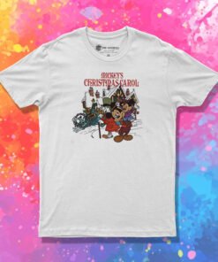 Retro Mickey's Christmas Carol T Shirt