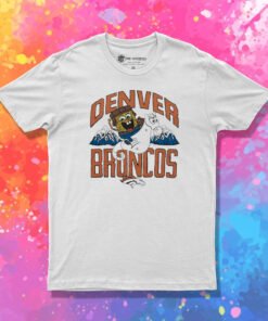 Retro SpongeBob X Denver Broncos T Shirt