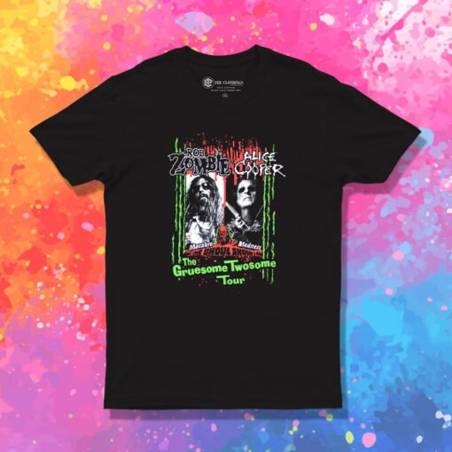 Rob Zombie x Alice Cooper Gruesome Twosome T Shirt