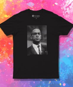 Roy DeCarava Malcolm X Hooded Graphic T Shirt