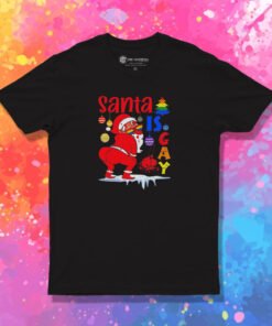 Santa Gay Pride Christmas Parody T Shirt