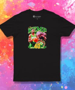 Shawn Kemp The Reign Man Basketball Legend Signature T Shirt