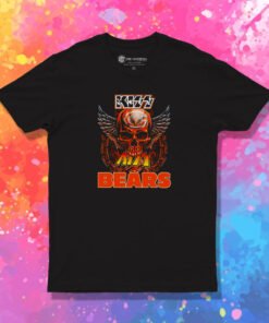 Skull Wings Kiss Chicago Bears 2023 T Shirt