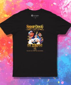 Snoop Dogg I Wanna Thank Me Tour 32 Years T Shirt