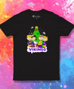 Snoopy Dnd Friends Minnesota Vikings Christmas T Shirt