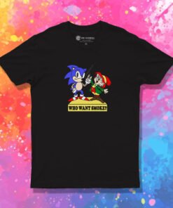 Sonic And Keebler Elf Who Want Smoke T Shirt