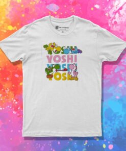 Super Mario Yoshi Multicolor T Shirt