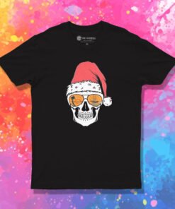 Tampa Bay Santa Skull Holiday Graphic T Shirt