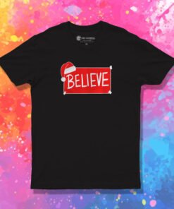 Ted Lasso Hat Believe Christmas T Shirt