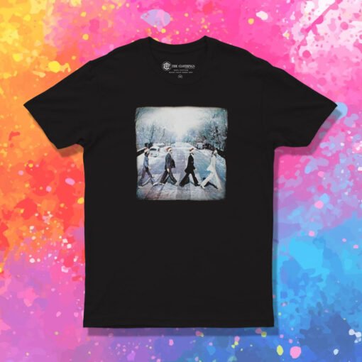 The Beatles Abbey Christmas T Shirt