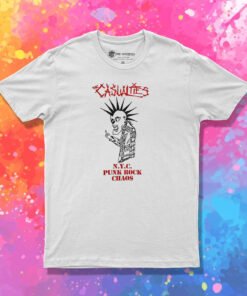 The Casualties NYC Punk Rock Chaos T Shirt