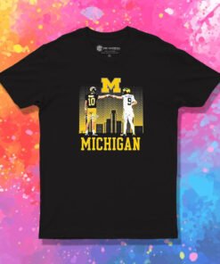 Tom Brady And JJ McCarthy Legends Michigan Wolverines Football T Shirt