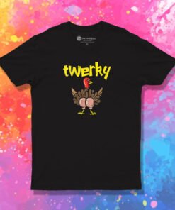 Twerky Turkey Butt Funny T Shirt