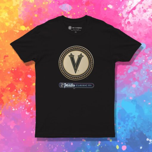 Vegas Golden Knights Logo 2024 NHL Winter Classic Local T Shirt