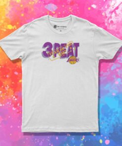 Vintage 1989 Los Angeles Lakers 3 Peat Team Of The T Shirt