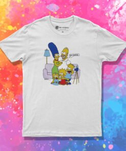 Vintage 1989 The Simpsons Family Portrait T Shirt