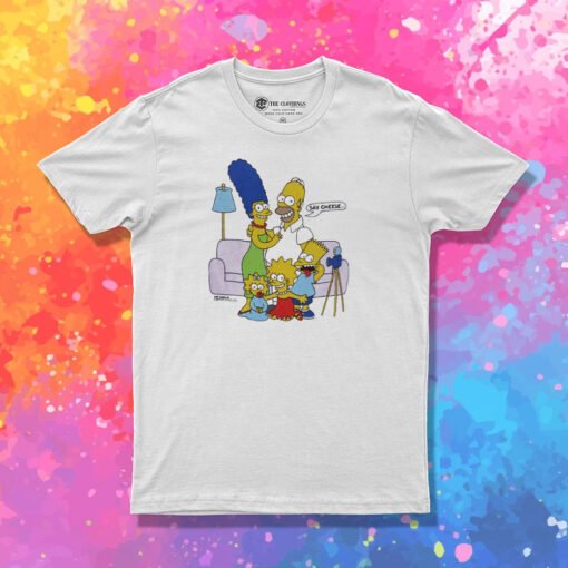 Vintage 1989 The Simpsons Family Portrait T Shirt