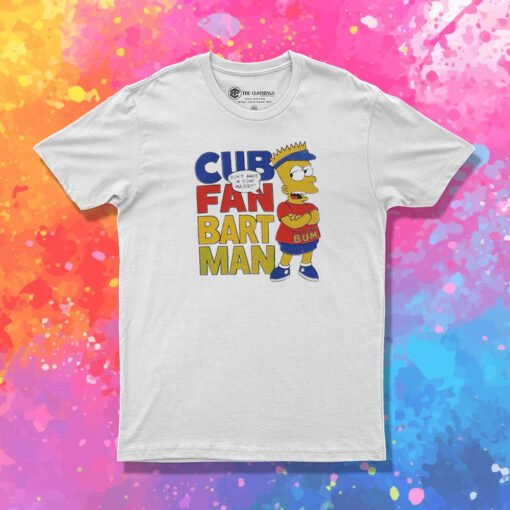 Vintage 1990s Bart Simpson Cub Fan Bartman T Shirt