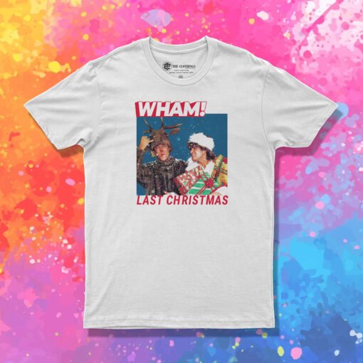 Wham English Music Duo Last Christmas Retro T Shirt