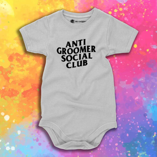 Anti Groomer Social Club Baby Onesie 1.jpeg