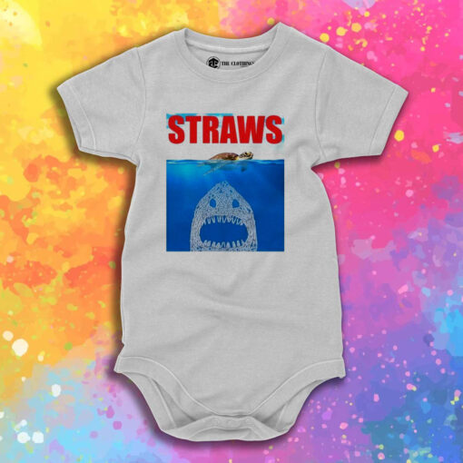 Anti Straws Save The Sea Turtles Save The Earth Baby Onesie 1.jpeg