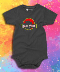 Baby Park Jurassic Baby Yoda Baby Onesie 1.jpeg