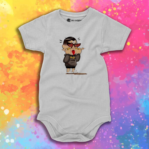 Bad Bunny Cool Art Baby Onesie 1.jpeg