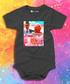 Barbenheimer Barbie Almost Friday Baby Onesie 1.jpeg