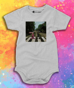 Barbenheimer Barbie Oppenheimer Abbey Road Meme Baby Onesie 1.jpeg